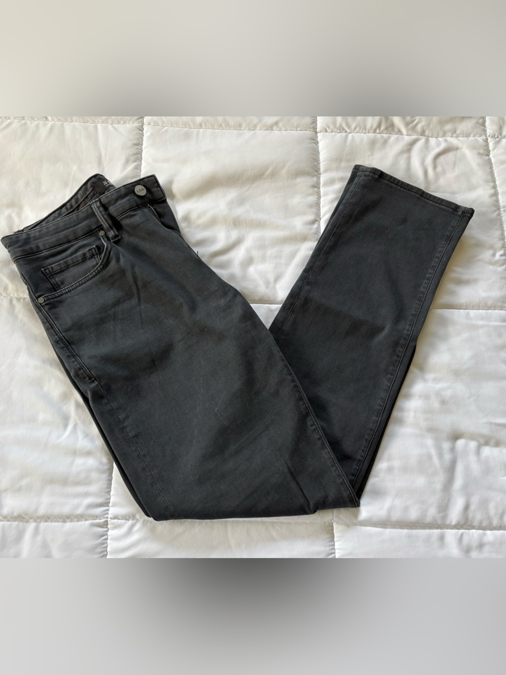 34 Heritage Charisma Men’s Charcoal Black Stretch Jeans 33x34